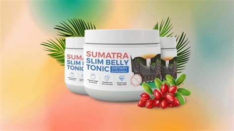 Sumatra Slim Belly Tonic bottle designed to support weight loss and promote a slimmer, healthier waistline with natural ingredients